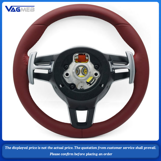 Steering Wheel Fit for Porsche Macan Cayenne Panamera Taycan 718 Cayman 991 992 911 911.2 Carrera GT2 GT2RS GT3 GT3RS GT3 RS GT4