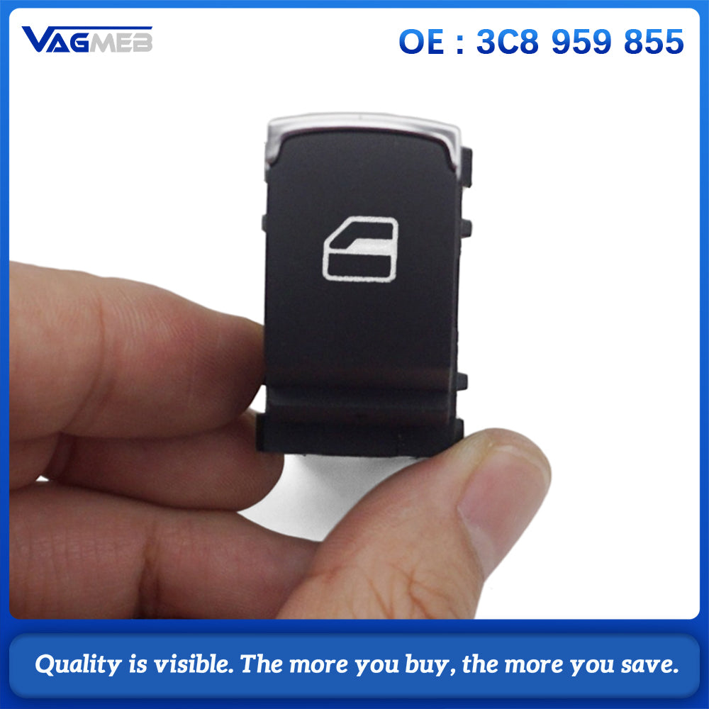 Chrome Passenger side Electric Window Switch For Volkswagen VW Passat CC 3C8 959 855