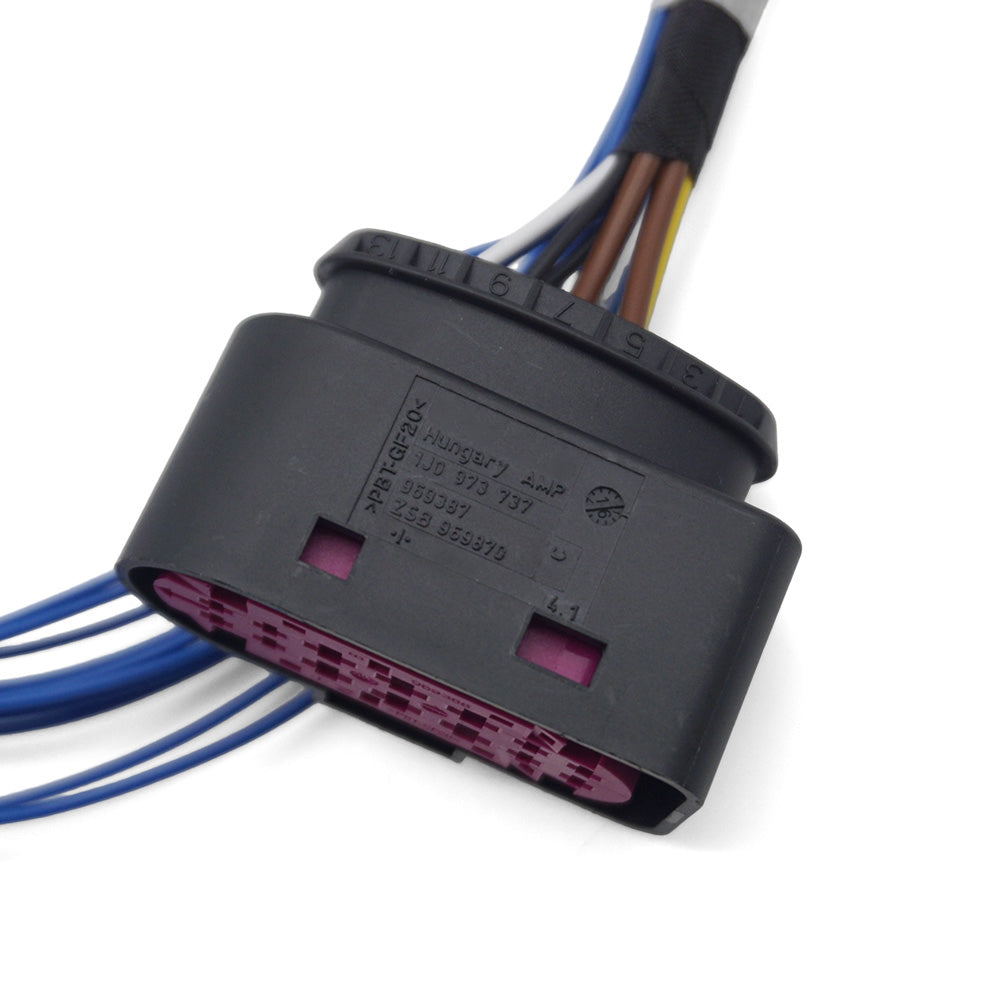 Halogen To HID Xenon Headlight Retrofit Wiring Harness Fit for VW Polo 6R, Headlamp Adapter Cable For Halogen Upgrade To Bi-Xenon Projector Headlights, Plug & Play