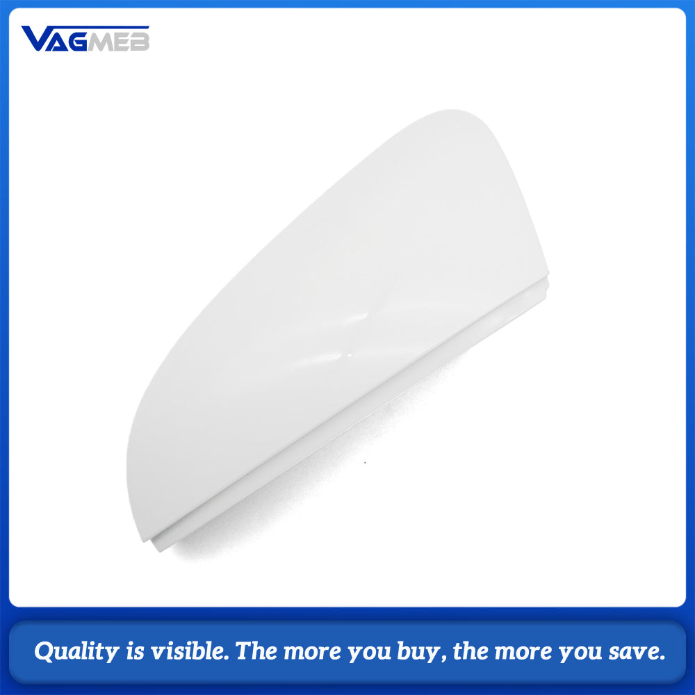 Pair White Side Mirror Cover Cap OE 56G857537/538, Left & Right Rearview Mirror Housing Shell Fit for Skoda Kodiaq, Painted White Replacement Mirror Caps