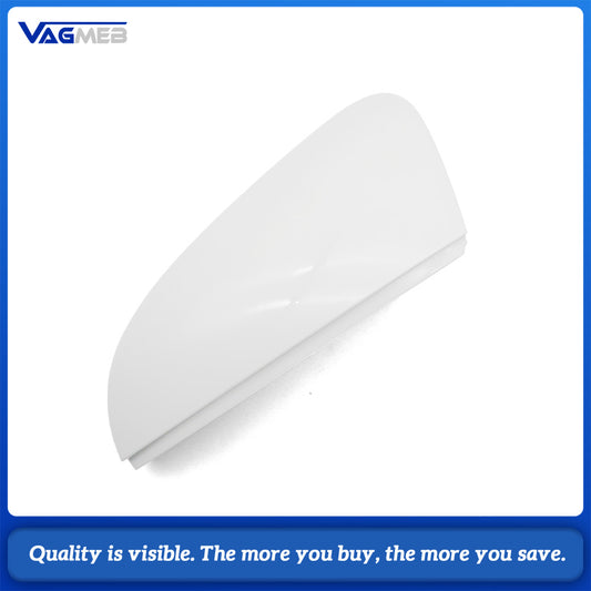 Pair White Side Mirror Cover Cap OE 56G857537/538, Left & Right Rearview Mirror Housing Shell Fit for Skoda Kodiaq, Painted White Replacement Mirror Caps