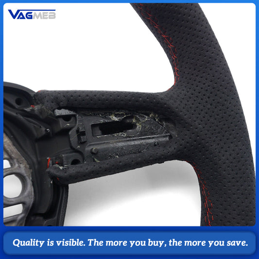 The steering wheel For Audi Q3 models supports customized stitching colors for automotive accessories