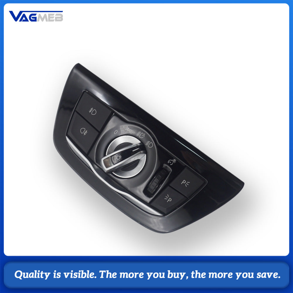 Car HeadLamp Rotary Foglight Button Headlight Switch Cover Panel For BMW X3 G01