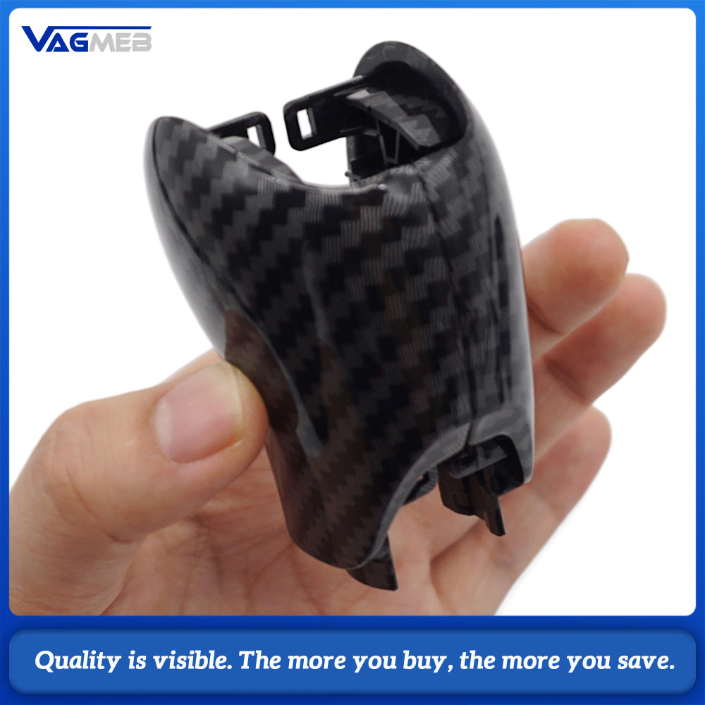 Car Gear Head Shift Knob Handle Cover Trim Sticker For Skoda Rapid Superb Karoq KAMIQ Octavia 2017 - 2021 Accessories