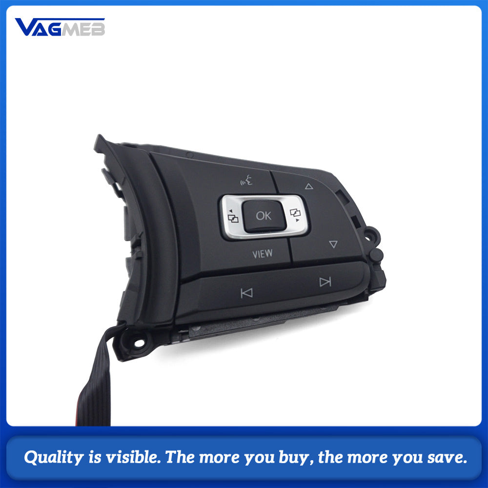 Original 5G0 959 442 AE ACC Rline Steering Wheel Control Button for VW 5G0 959 442AE 5G0959442AE