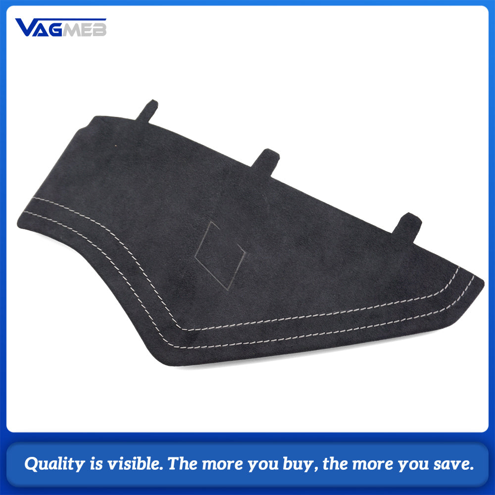 For Audi A6 C8 RS6 C8 custom leather Alcantara white stitch Dashboard cover plate with S RS emblem