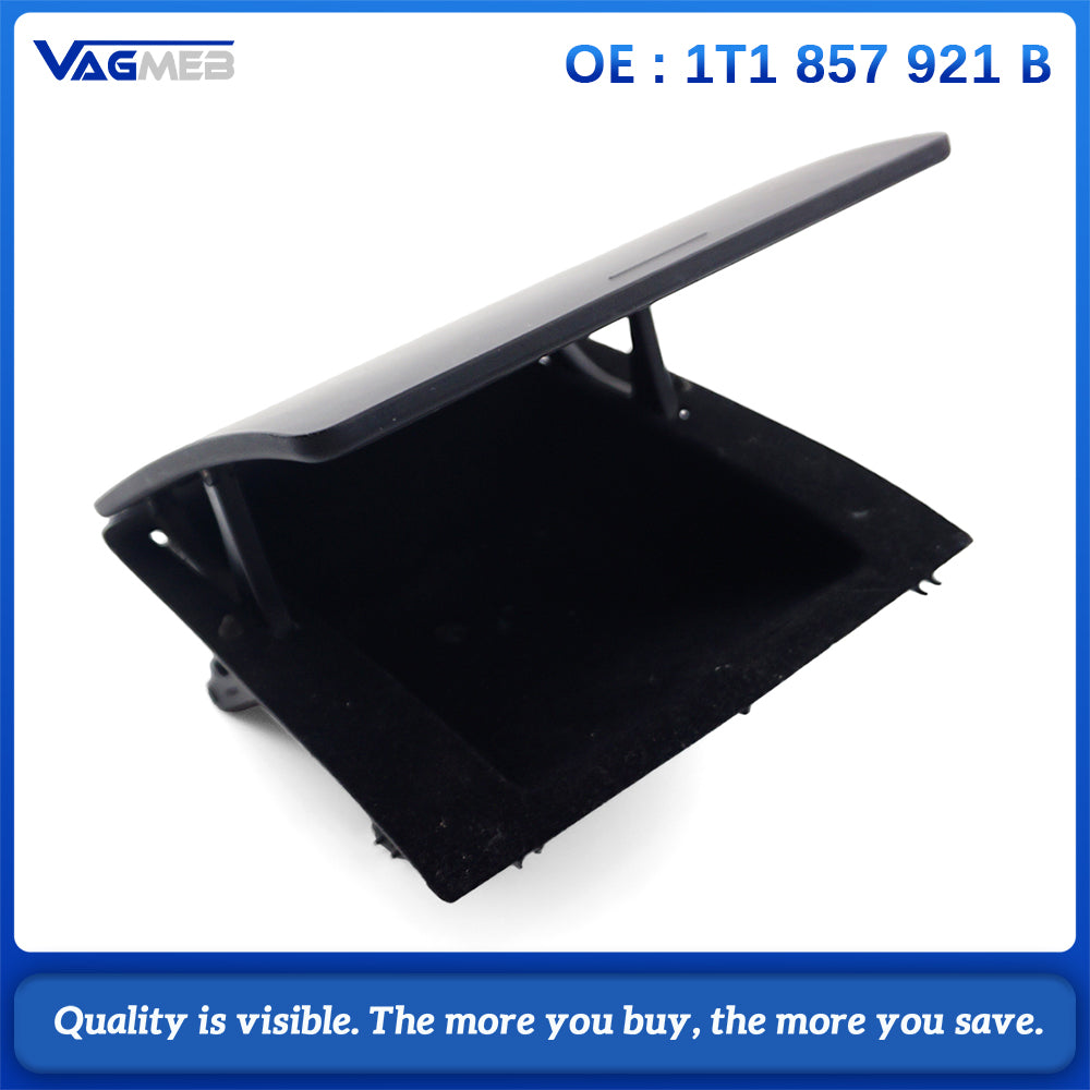 1T1857921B For VW Touran 2003 2004 2005 2006 2008 LHD Front Central Console Dashboard Black Box Storage Holder Tray Cover Lid