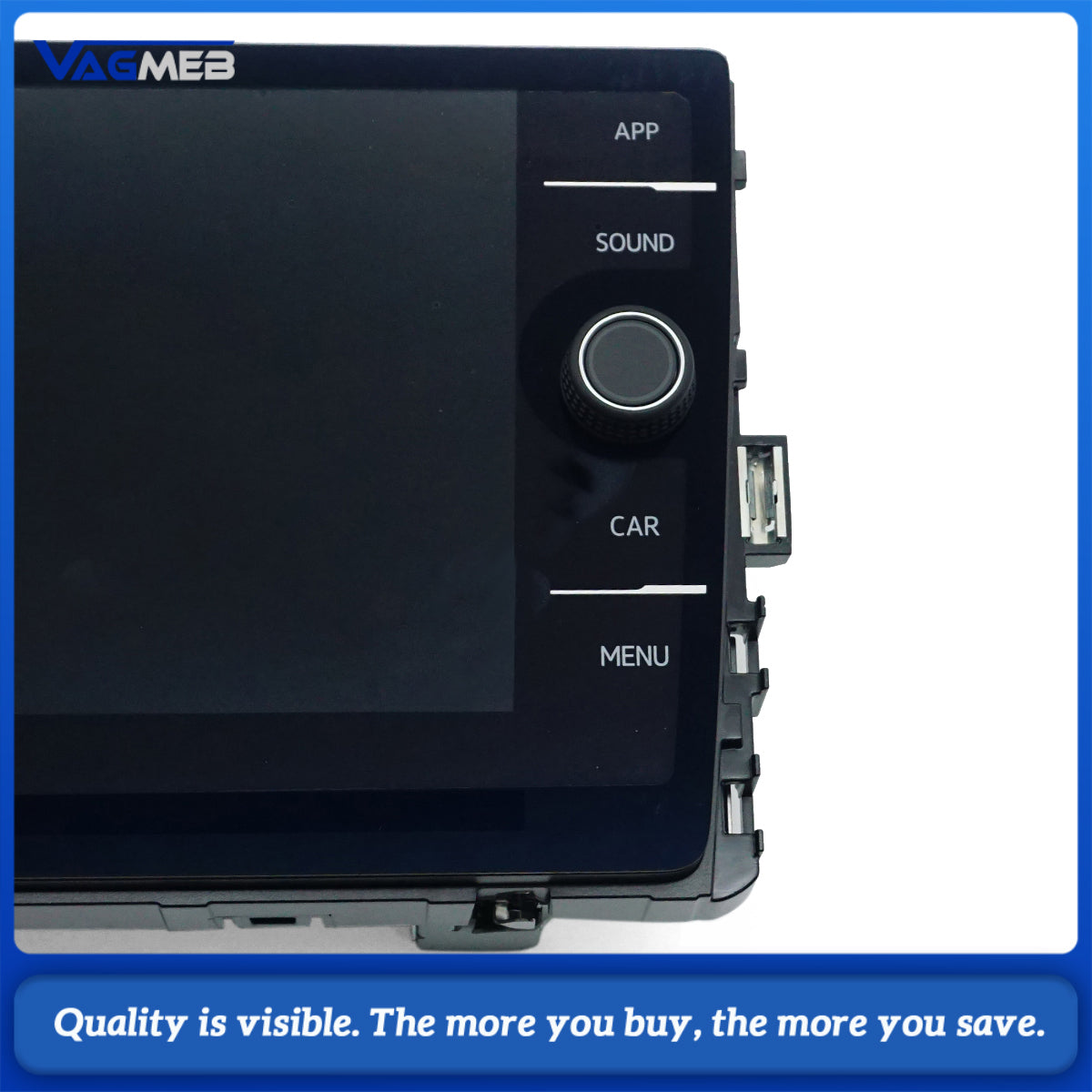 5NN 919 605 A 8 MIB Touch Screen Display Monitor For VW Tiguan MK2 AD1 Infotainment System Radio Head Unit