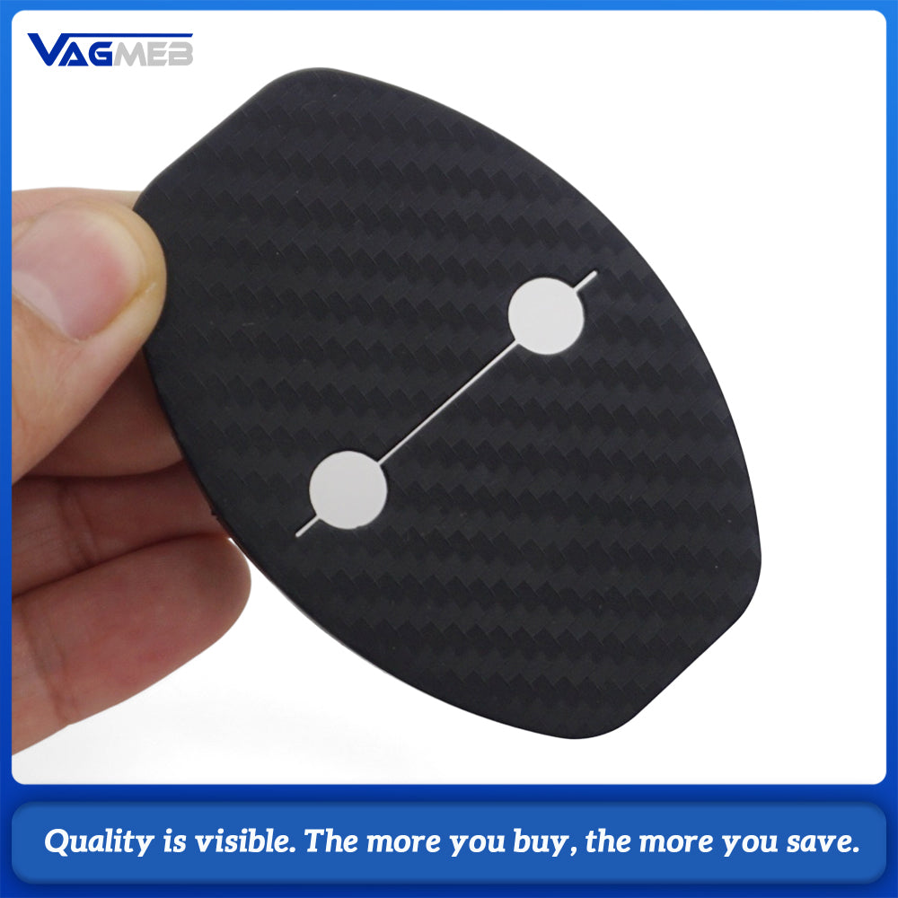 Car styling Door Lock Anti Rust Cover For Skoda Octavia Yeti Roomster Fabia Rapid Superb KODIAQ Citigo KAMIQ KAROQ SCALA VISION