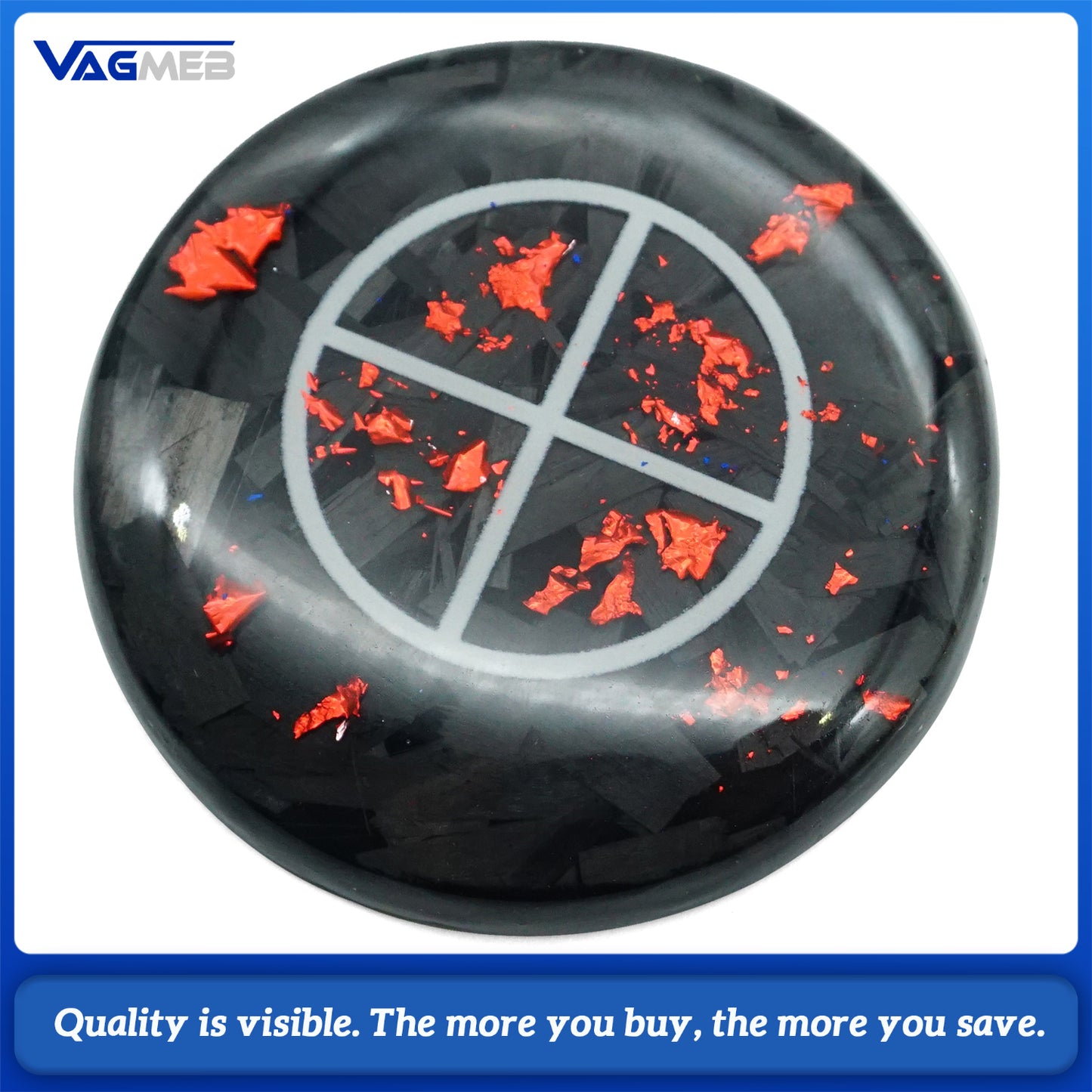 Carbon Forged Fiber Car Gear Shift Knob Manual Transmission Automatic Gear Shifter Lever Ball Red foil forged carbon coating For BMW