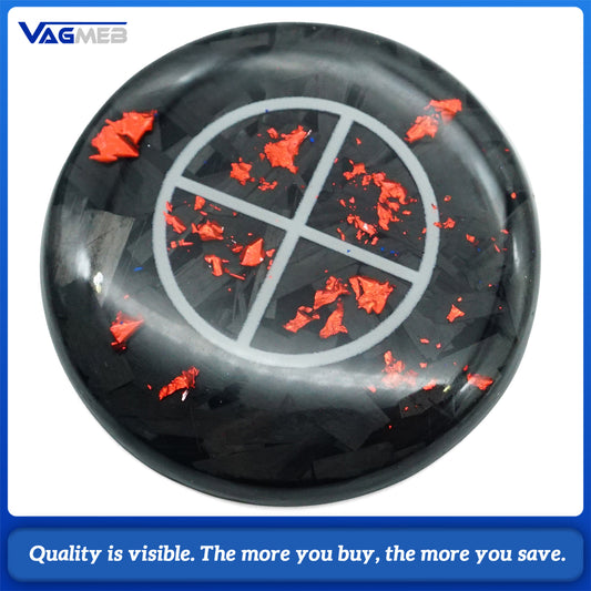 Carbon Forged Fiber Car Gear Shift Knob Manual Transmission Automatic Gear Shifter Lever Ball Red foil forged carbon coating For BMW