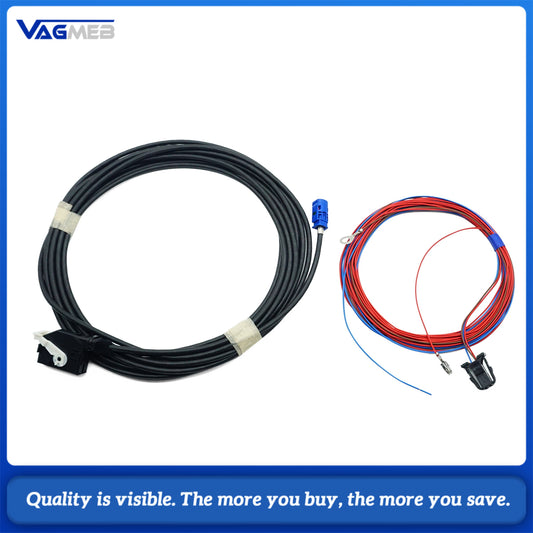 Car Reversing Camera Video Cable Wiring Harness For VW MIB Radio Unit Golf 7 MK7 Passat B8 Tiguan T-Roc Polo