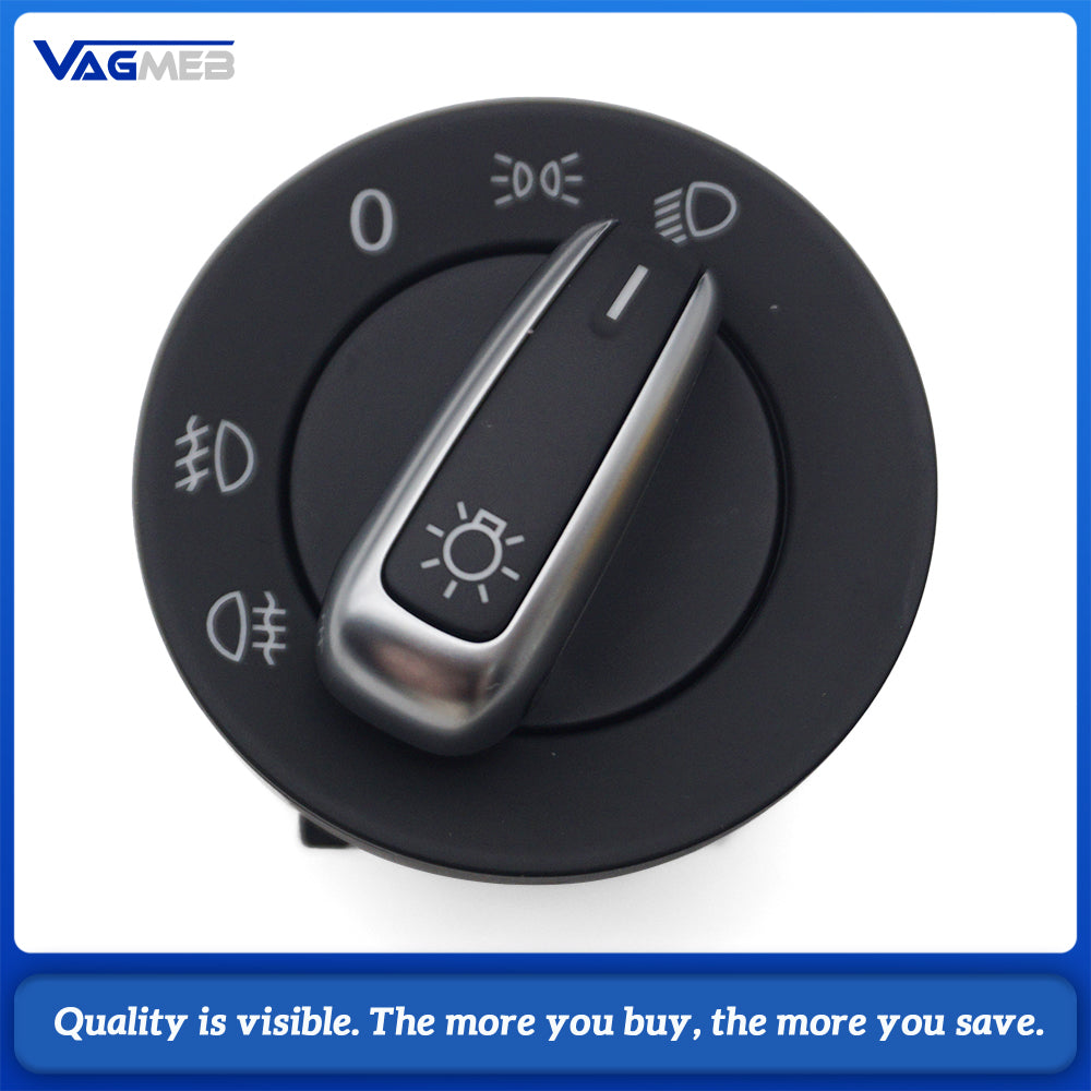 Car Headlight Fog Lamp Control Switch Knob OEM 5ND941431A For VW Golf Tiguan Replacement Part