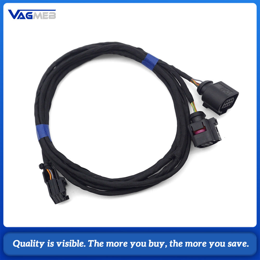 Side Assist Lane Change Assist Wiring Harness For Skoda Kodiaq MQB, Blind Spot Detection Upgrade Cable, Fit 5Q0 907 685 / 5Q0 907 686 Control Module