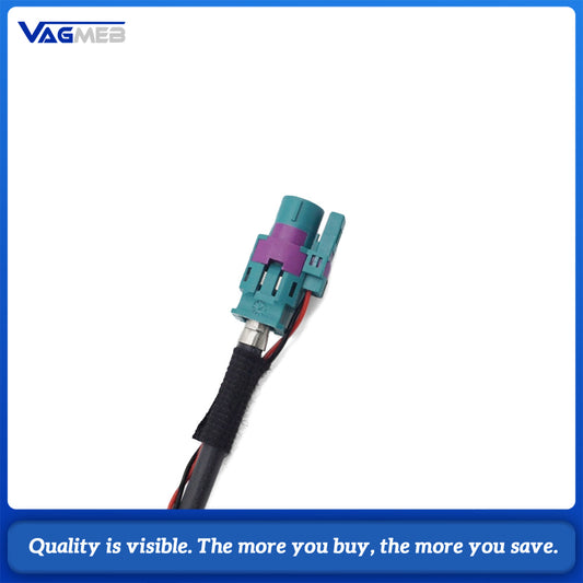 1 Meter Car Reverse Camera Wiring Harness, Rear View Camera Extension Cable for Aftermarket Parking Camera Retrofit