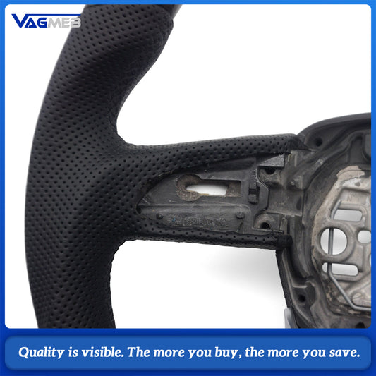 For Audi Q3 F3 Carbon fiber steering wheel with leather perforations