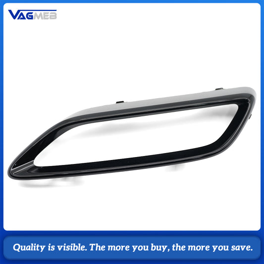 Car Exhaust Tail Throat Frame Decoration Cover Stickers Trim For Audi A3 8Y 2021 2022 Sporty Exterior Pipe Accessories 8YG 807 833 834