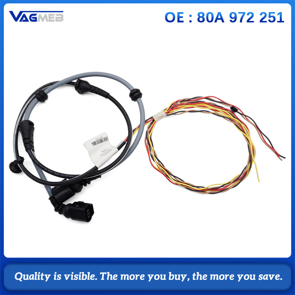 Front LEFT ABS Speed Sensor Wiring Harness For Q5 2018-2020 80A 972 251
