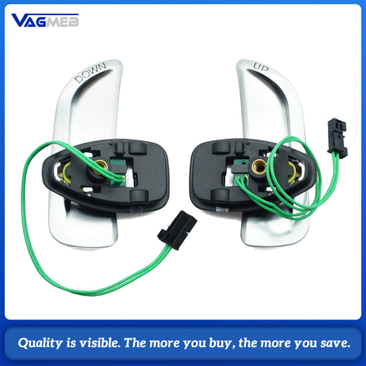 1-Piece Set silver black Steering Wheel Paddle Shifters for Mercedes-Benz AMG A45CLA45GLA45C63S63 W205