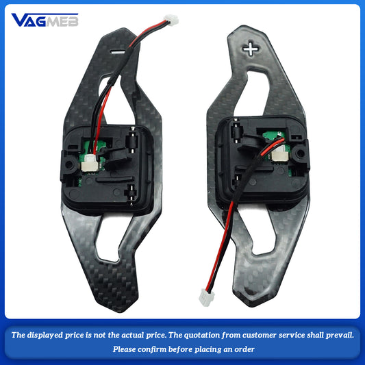 For Audi A4B9 multifunctional steering wheel carbon fiber with paddle replacement