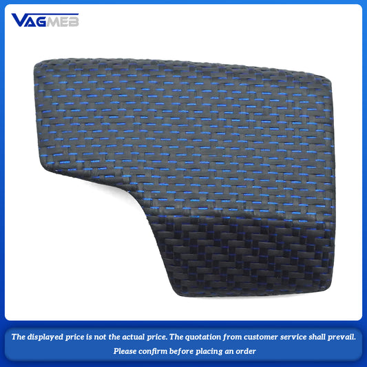 For Audi RS6C8 with blue-line textured carbon fiber gearshift cover Carbon fibre Gear Shift Knob