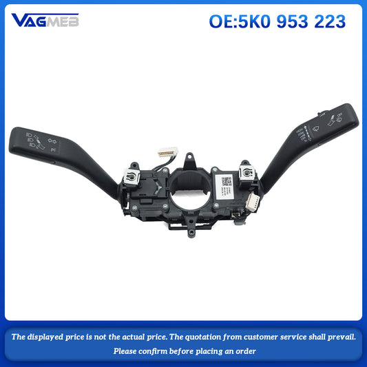 5K0 953 223 Combination Turn Signal Wiper Switch Steering Column Rod Multifunction 5K0953223 for Audi A1 Q3 Jetta Golf Superb