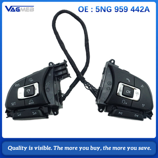 For VW Tiguan MK2 T-ROC 5NG 959 442A Multifunctional Steering Wheel Button Car Accessory