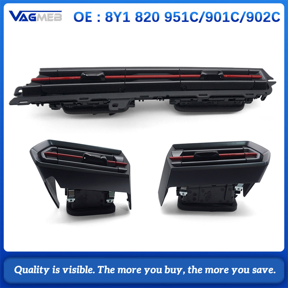 For Audi A3 S3 Upgrade RS3 8Y Air Conditioning Outlet 8Y1820902C 8Y1820901C 8Y1820951C