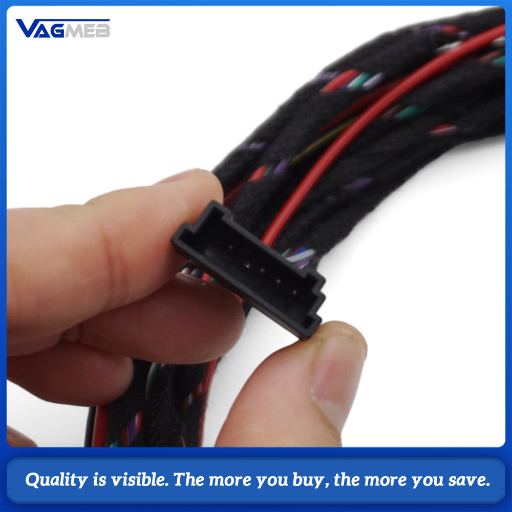 Halogen update to LED light harness for Audi A3 roof LED light harness upgrade for interior ceiling light harness