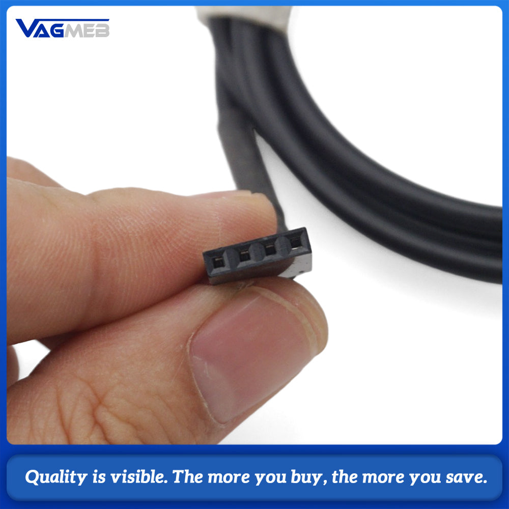 1M AUX Audio Wire Harness 3.5mm Male‑Male Stereo Aux Cable Car Radio Auxiliary Input Extension Cord