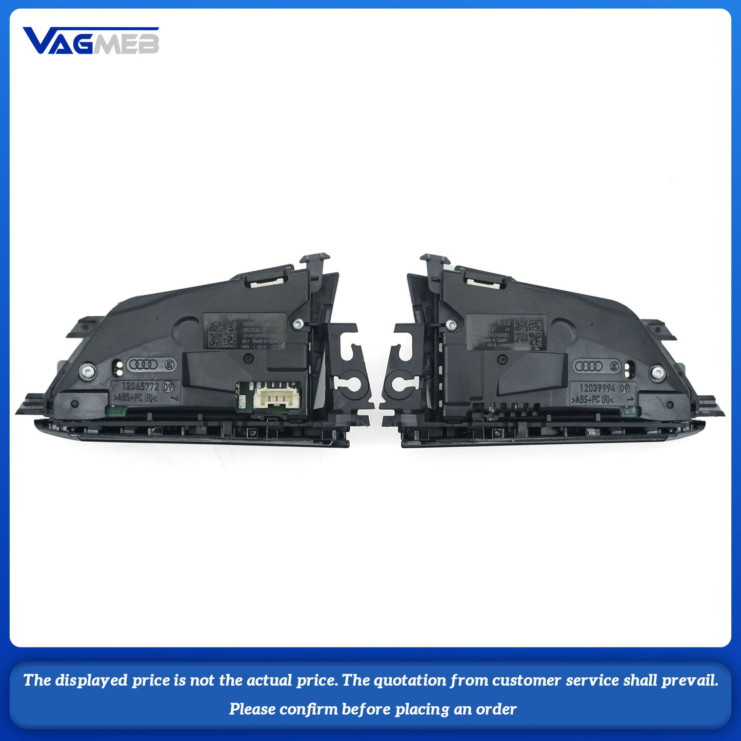 For Audi Q4 e-tron Q5 e-tron multifunctional touch steering wheel button 89A 951 523 A 89A 951 523 B, Car Accessories