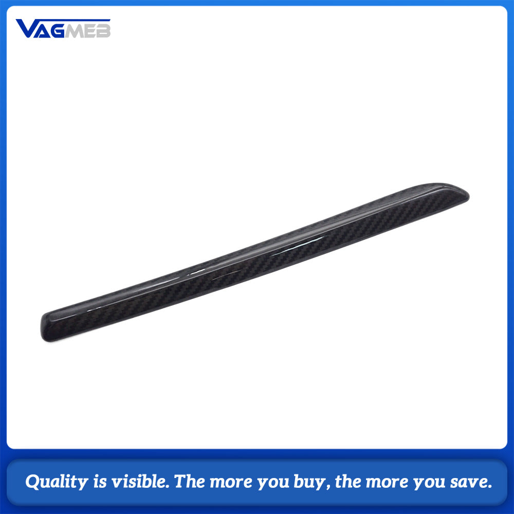 For Audi A3 8V Real Carbon Fiber Front Interior Door Decor Trim Left & Right Set