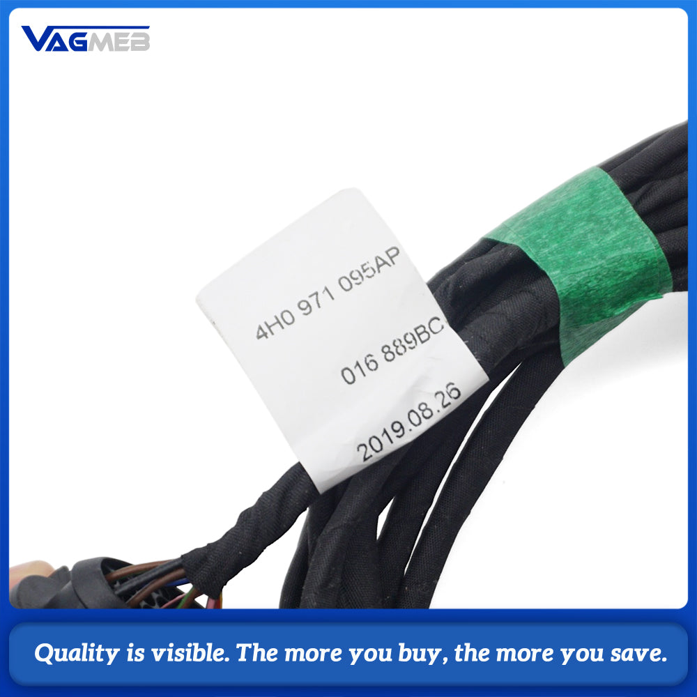 Front Bumper PDC Parking Sensor Wiring Harness With Adaptive Cruise ACC 4H0971095AP For Audi A8 D4 2015‑2018