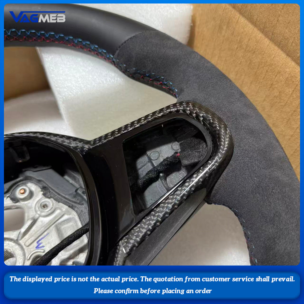 For BMW 5 6 7 8series Carbon Fiber Steering Wheel G30 G32 G11 G14 G05 G06 G07 F90 F95 F96 F97 Old Upgrade