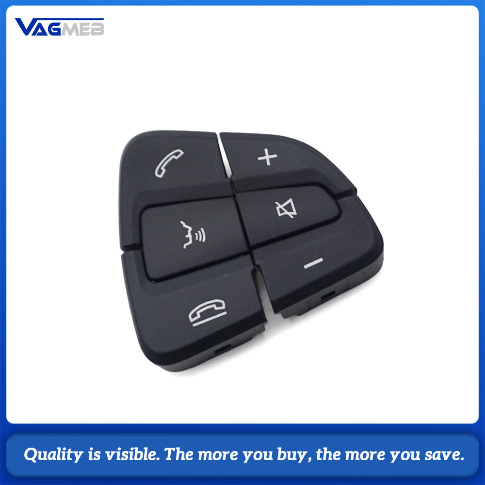A Pair Car Steering Wheel Control Button Caps Replacement For Mercedes-Benz C-Class GLC-Class