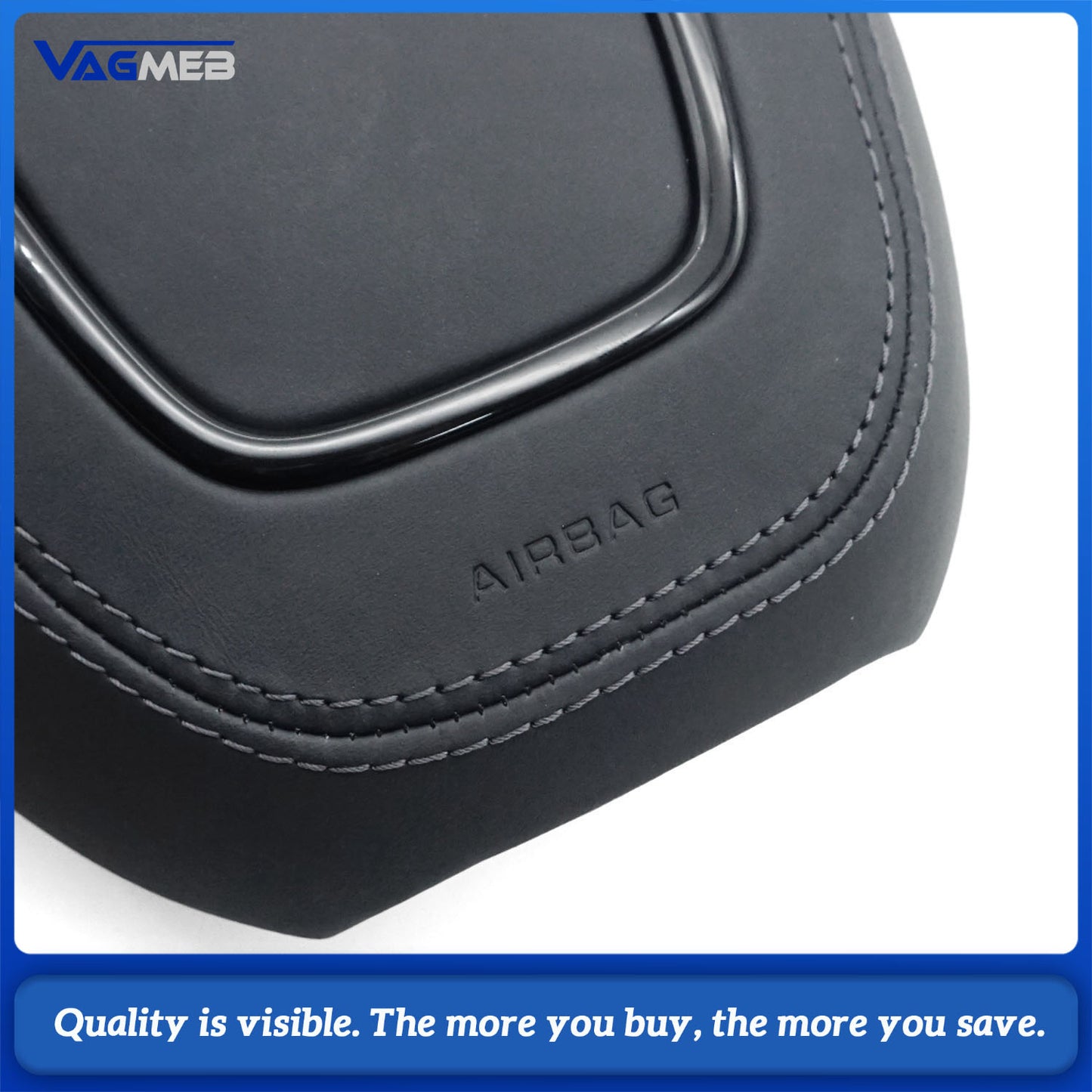 Steering wheel airbag cover multifunction steering wheel For Audi A4B7