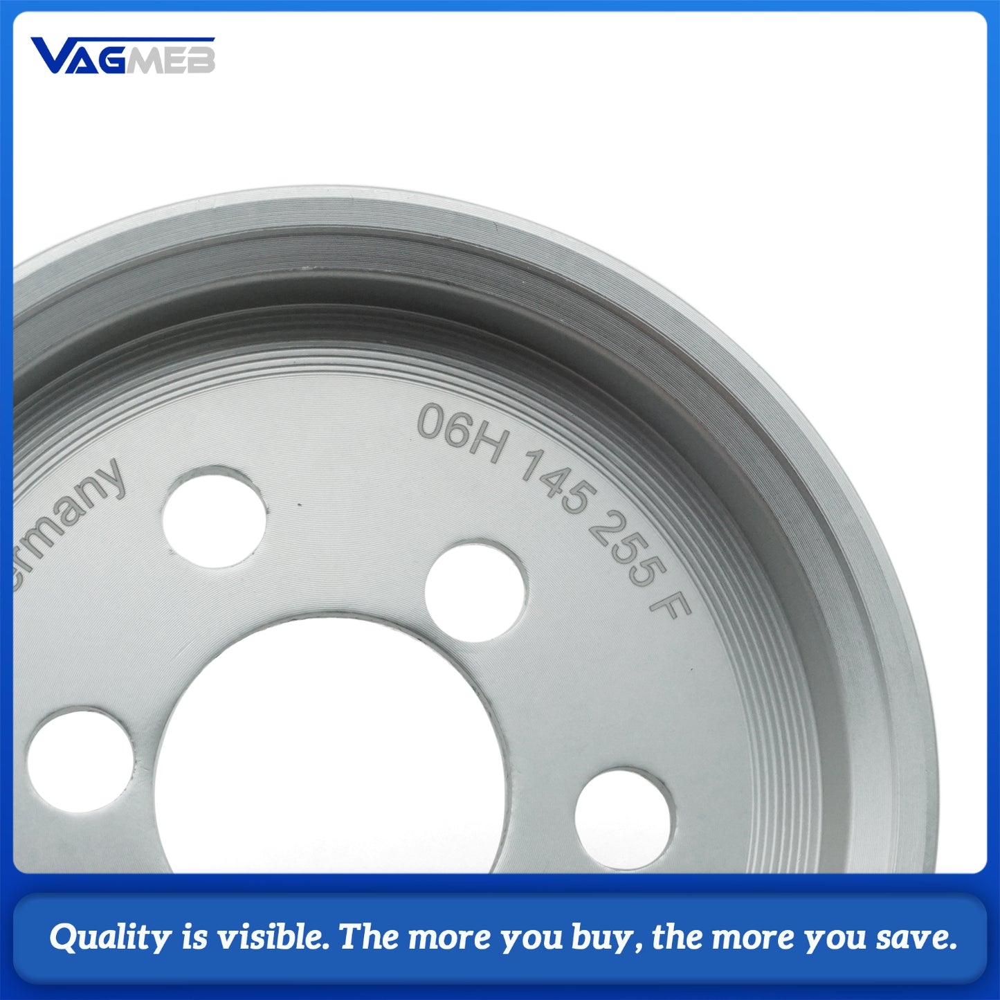 06H 145 255 F High Quality For VW Pulley, Power Steering Pump For Vw Transporter 2.0tdi 10-16 Crafter 2