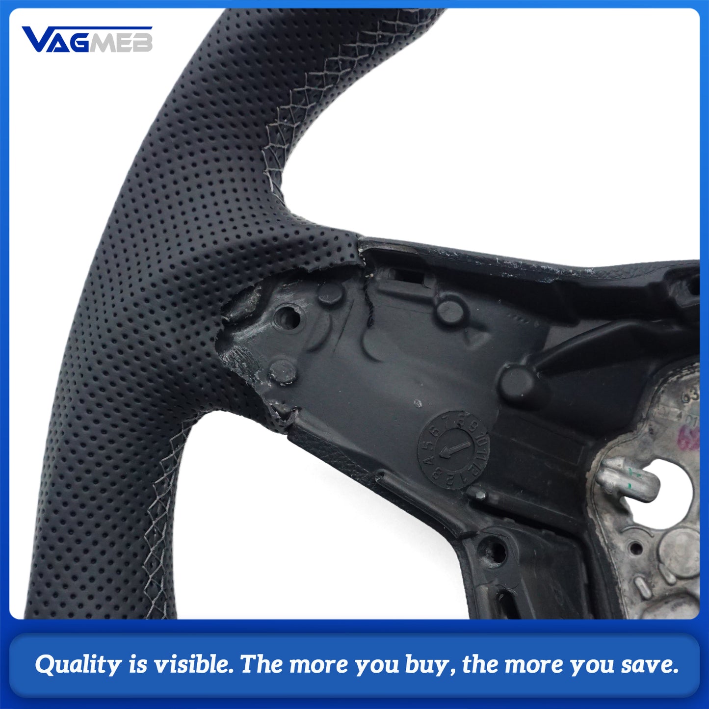 For VW Multivan T6.1 Carbon Fiber Steering Wheel High Quality Leather Sport Wheel Customized