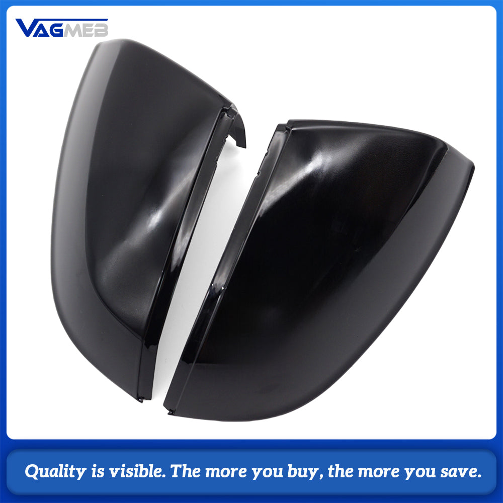 Car Rearview Mirror Housing For Audi Q5L FY 2018-2026 Lane Change Assist Blind Spot Detection Mirror Cap 80D 857 527A 80D 857 528A