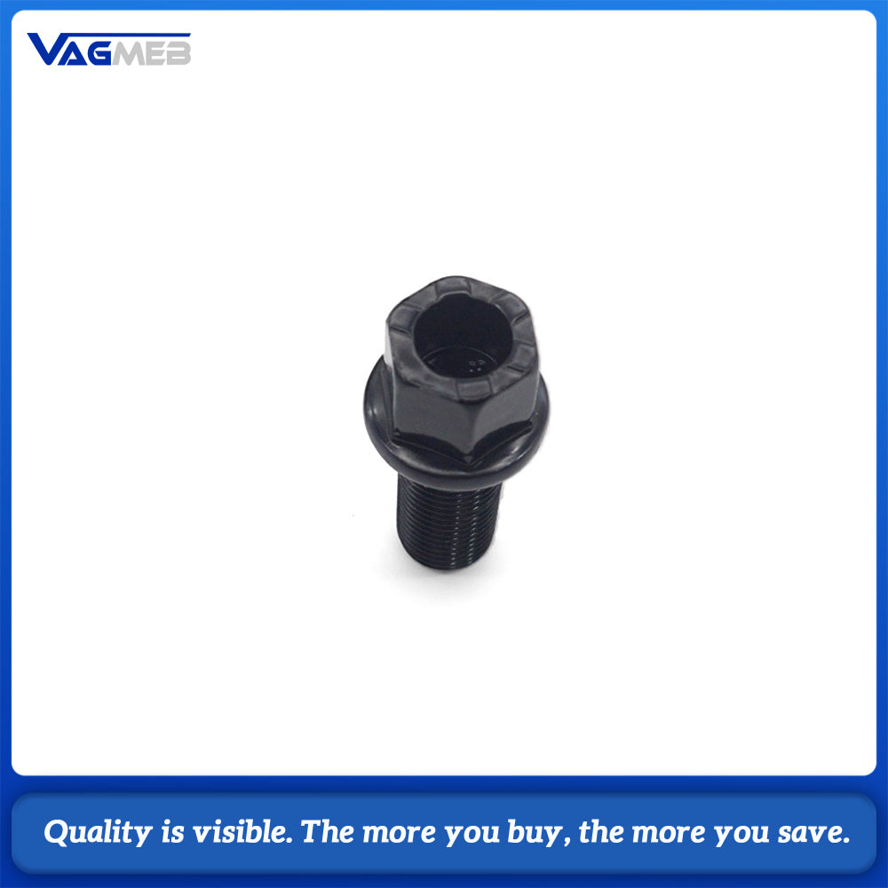 M14-1.5 Black Wheel Hub Screws Replacement For Audi A4 B8 B9 A6 C7 C8 Ball Seat Lug Bolts