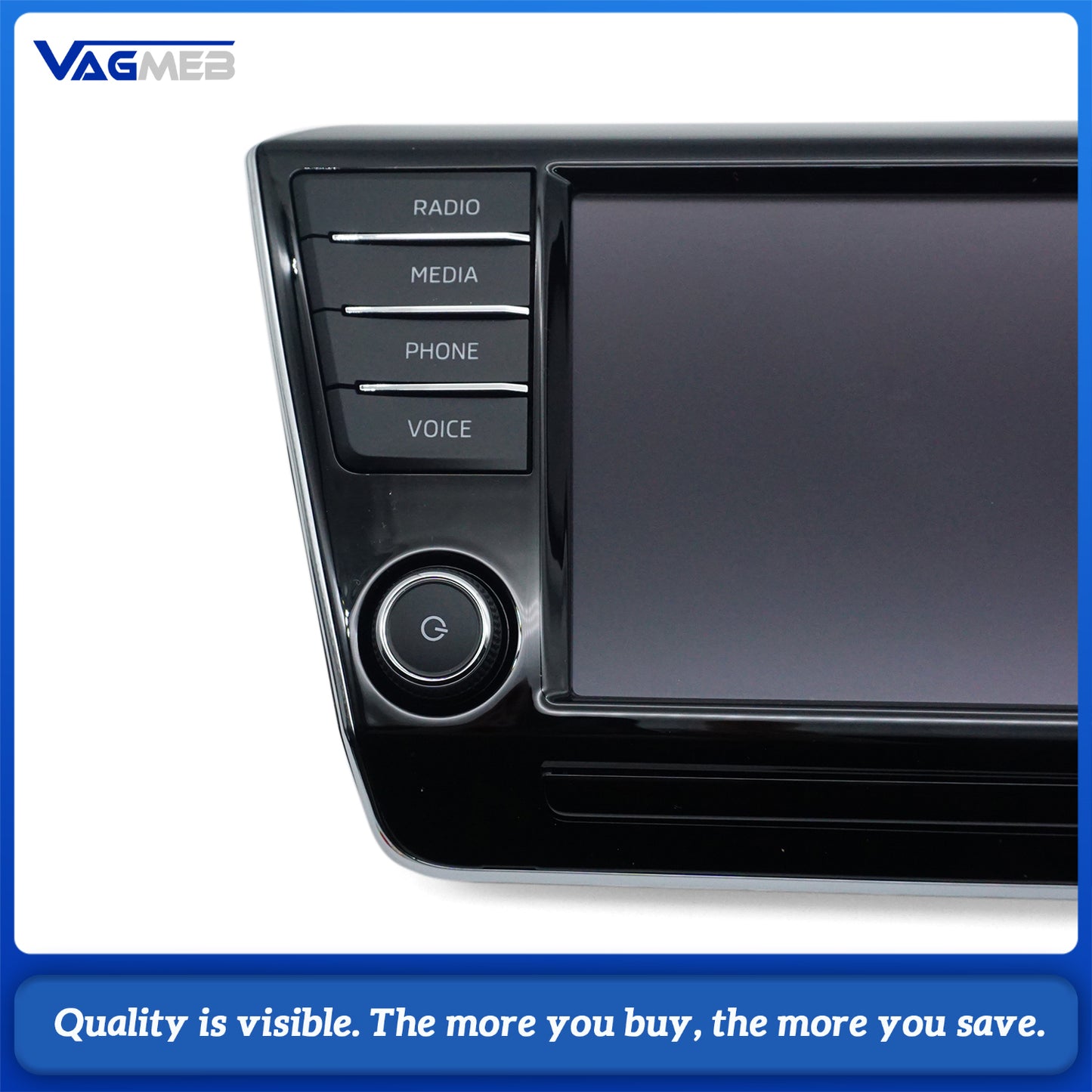 9.2 inch radio LCD display screen for Skoda Superb 3V0 919 606 A , Car Accessories