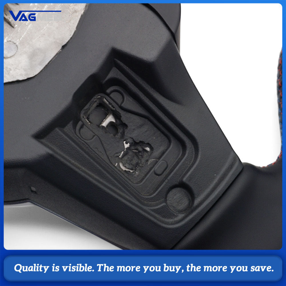 Leather CS Steering Wheel for BMW G80 G81 G82 G01 G02 G05 G06 G15 G20 G21 G22 G26 G30 G32 Upgrade G Series Sport Racing Wheel