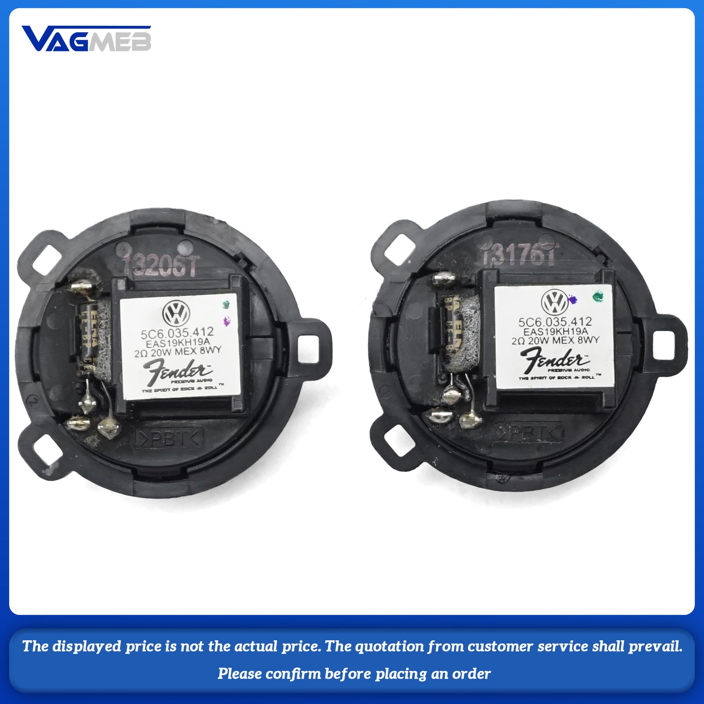 Fenda Speaker 4 High and Low Frequency Kits 561 035 411E 453A 5C6 035 412 453B