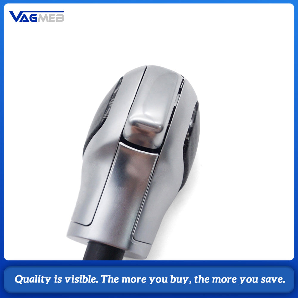 Carbon Fiber DSG Gear Shift Knob Fit for Skoda Octavia, DSG Automatic Shifting Handball Modification Replacement
