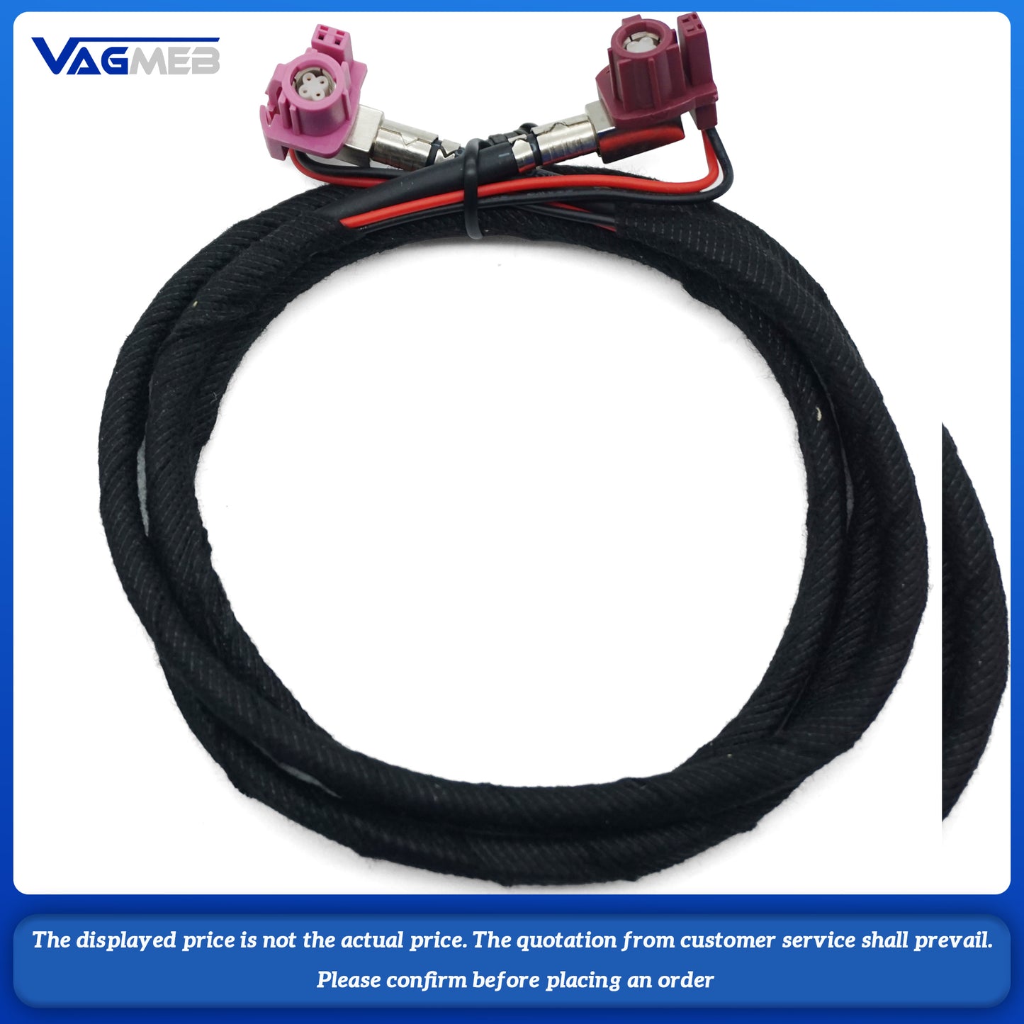 Car LVDS Video Line Cable NBT EVO System Fakra HSD Z Female RA NBT Video 535 Cable For BMW