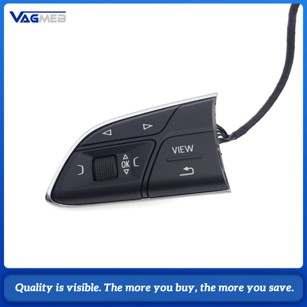 Multifunction Steering Wheel Buttons Switch With Heated Steering Wheel Function  For Audi A4 B9 2018‑2020