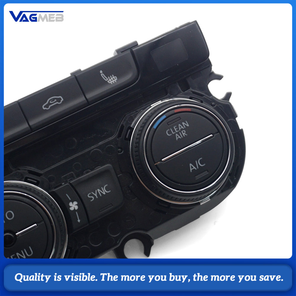 For VW Bora 19G Hybrid Heated Seat AC Control Panel Match Air Conditioning Accessories