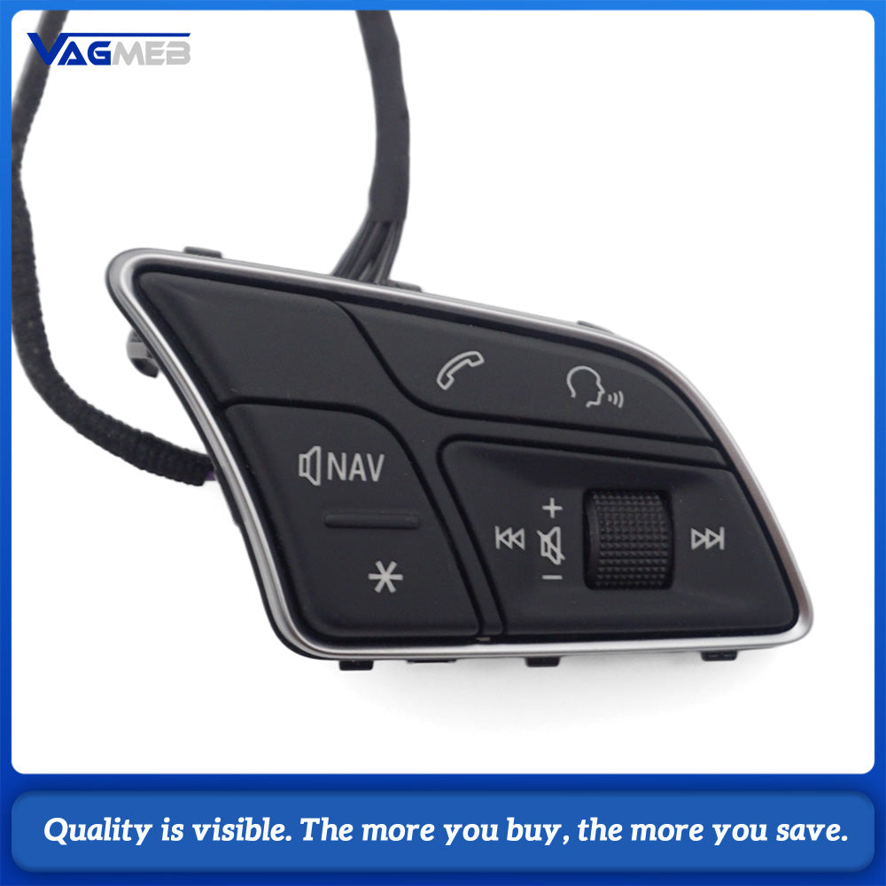 81A 951 523 A For Audi A3 Q2 Multifunctional Steering Wheel Key Button Assembly