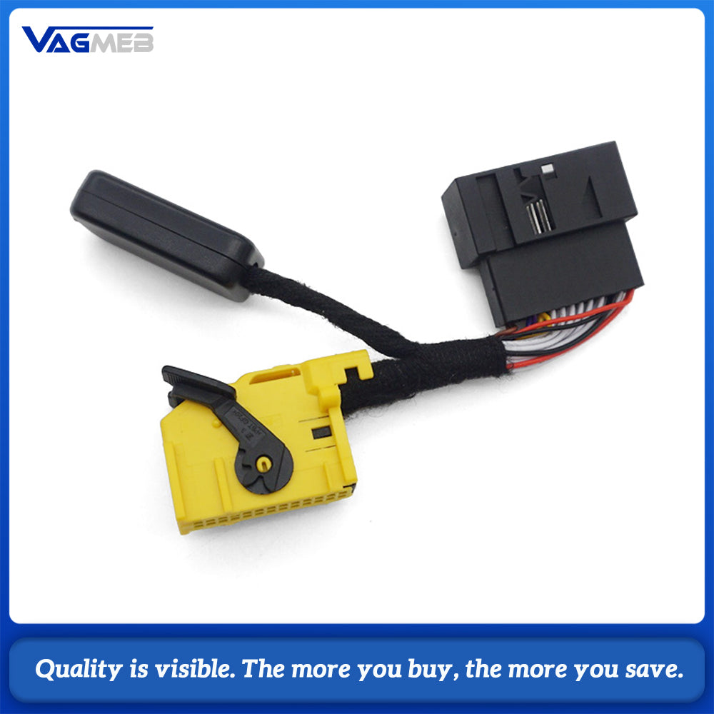MQB 360 Surround View Camera CAN Bus Decoder Adapter Wiring Harness Module For VW Audi Skoda MQB Platform Panoramic Parking Assist Retrofit