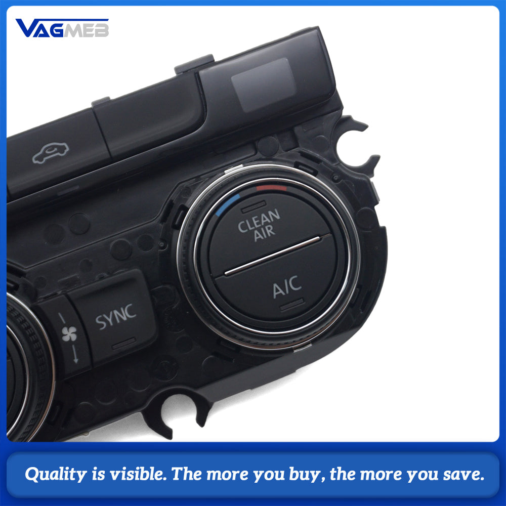 For VW Passat B8 Hybrid Touch AC Control Panel No Heated Seat Button Special 3GB 907 056 A